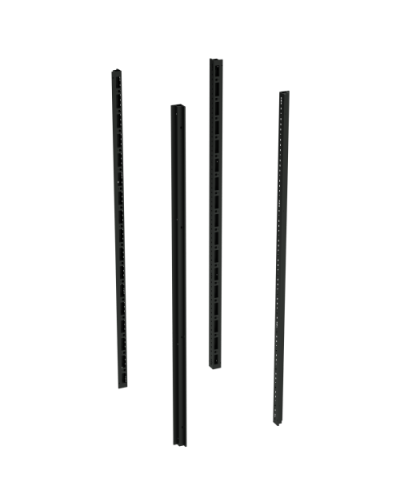 Стойки вертикальные для 19 IT-CQE, В=2000мм, 4шт, RAL9005 DKC (R5KMN20B) в Санкт-Петербурге Аксессуары для стоек и шкафов Pintop.ru