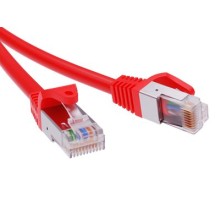 Патч-корд экранированный CAT5E F/UTP 4х2, LSZH, красный, 10м DKC RN5EFU4500RD
