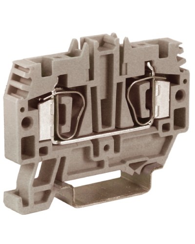 Зажим 4 кв.мм серый DKC ZHM250GR в Санкт-Петербурге Держатели, клипсы, скобы Pintop.ru