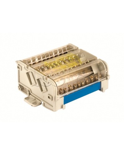 Блок распределительный на DIN рейку 2р 125А, 11х6мм 2х7,5мм 2x9мм. DKC BD125152 в Санкт-Петербурге Блоки розеток Pintop.ru