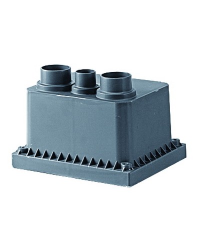 Колодец переходной смотровой 225x175x145 с крышкой для двустенных труб DKC (025001) в Санкт-Петербурге Повороты, муфты, тройники Pintop.ru