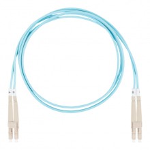 Шнур оптический коммутационный (патч-корд), LC-LC, дуплекс (duplex) OM3, нг(А)-HF, бирюзовый, 1,0 м Datarex DR-220061
