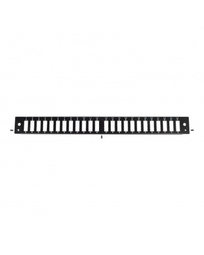 Панель лицевая для выдвижной оптич. полки, 24 SC Duplex/24 LC Quadra, черный Datarex DR-546145 в Санкт-Петербурге Патч-панели Pintop.ru