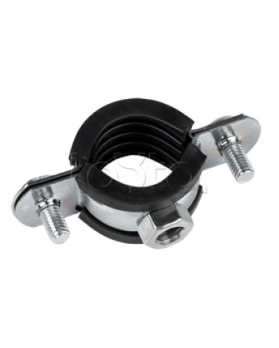 Хомут стальной 1 1/2 (47-52 мм), с уплотнителем EKF (hsu1112) в Санкт-Петербурге Крепежные изделия Pintop.ru