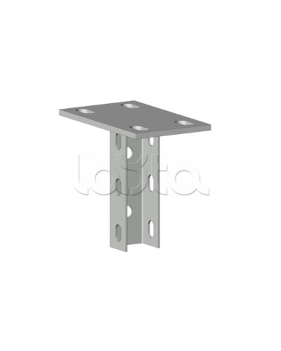 Кронштейн потолочный одинарный 115 мм HDZ (2.5 мм) EKF (kp115) в Санкт-Петербурге Аксессуары для лотков Pintop.ru