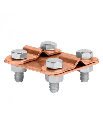 Зажим контрольный прут-прут (пластина 57x57мм) Cu EKF PROxima (lp-55611-cu) в Санкт-Петербурге Электротехническое оборудование Pintop.ru