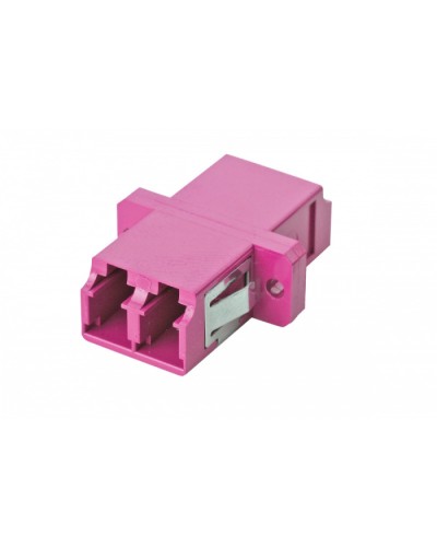 Адаптер OM4, LC дуплекс, с фланцами, пурпурный Eurolan (36A-40-2L-02MG) в Санкт-Петербурге Проходные адаптеры Pintop.ru