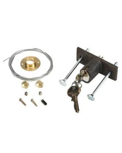 Замок дистанционной разблокировки потолочного привода с ключом №1 Faac 424591001 в Санкт-Петербурге Запчасти для шлагбаумов и автоматики Pintop.ru