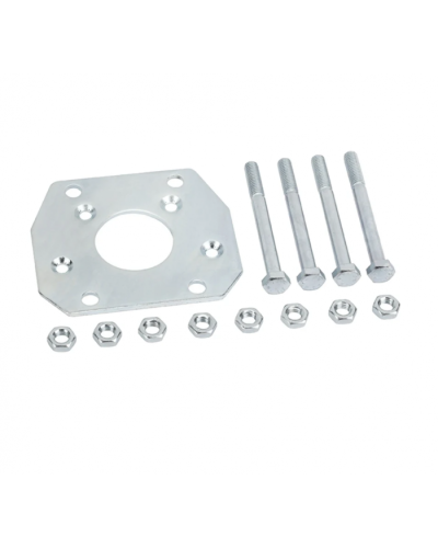 Пластина монтажная с анкерами для стойки Faac 737100 в Санкт-Петербурге Запчасти для шлагбаумов и автоматики Pintop.ru