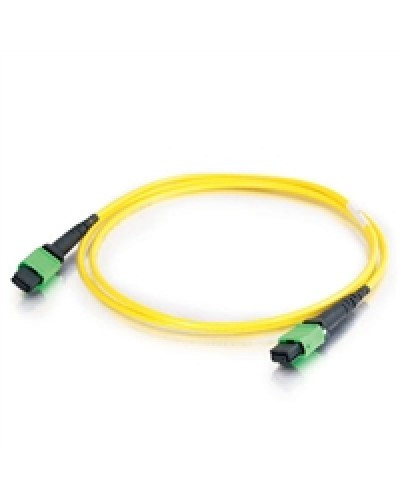 Патч-корд волоконно-оптический Hyperline FHD-MC3-9-MPOM12/AS-MPOM12/AS-A-30M-LSZH-YL в Санкт-Петербурге Патч-корды и пигтейлы Pintop.ru