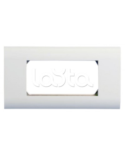 Панель лицевая 80x148, для 4х модулей 45x22.5 Hyperline FP-2M45-1-WH в Санкт-Петербурге Аксессуары для кабель-канала Pintop.ru