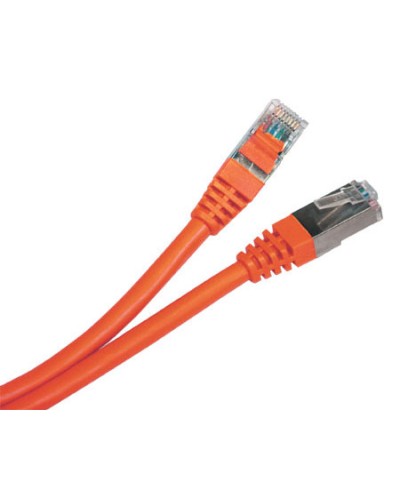 Патч-корд экранированный Hyperline PC-LPM-STP-RJ45-RJ45-C5e-1M-LSZH-OR в Санкт-Петербурге Патчкорды (медные) Pintop.ru