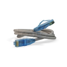 Патч-корд RJ45-RJ45, 4 пары, UTP, кат.6, LSZH (5м) Hyperline PC-LPM-UTP-RJ45-RJ45-C6-5M-LSZH-GY