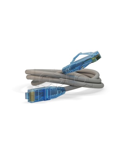 Патч-корд RJ45-RJ45, 4 пары, UTP, кат.6, LSZH (5м) Hyperline PC-LPM-UTP-RJ45-RJ45-C6-5M-LSZH-GY в Санкт-Петербурге Патчкорды (медные) Pintop.ru