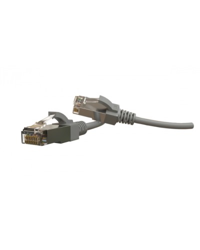 Патч-корд S/FTP Hyperline (PC-LPT-SFTP-RJ45-RJ45-C6-3M-LSZH-GY) в Санкт-Петербурге Патчкорды (медные) Pintop.ru