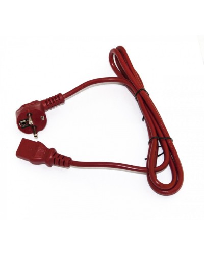 Кабель питания компьютера Hyperline PWC-IEC13-SHM-5.0-RD в Санкт-Петербурге Патч-корды и пигтейлы Pintop.ru