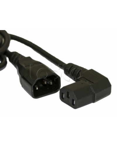 Кабель питания монитор-компьютер Hyperline PWC-IEC13A-IEC14-1.8-BK в Санкт-Петербурге Аксессуары для стоек и шкафов Pintop.ru