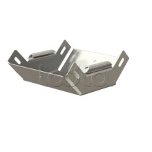 Угол 90° вертикальный внутренний Hyperline RST-VIA90-200-50-0,8-SZ