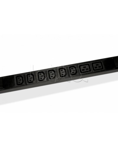 Блок розеток горизонтальный черн Hyperline (SHE19-6IEC-2BIEC-CB) в Санкт-Петербурге Блоки розеток Pintop.ru