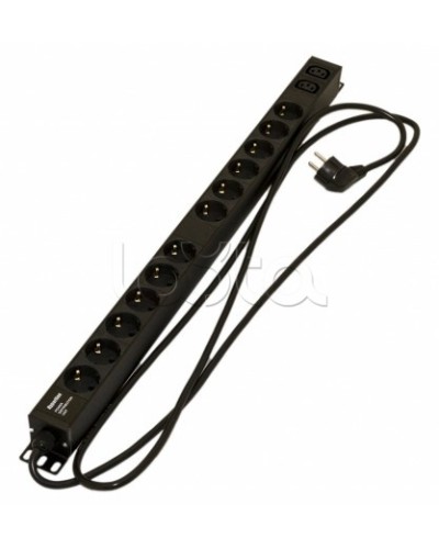 Блок розеток Hyperline SHE-12SH-2IEC-2.5EU в Санкт-Петербурге Блоки розеток Pintop.ru