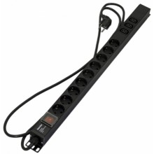 Блок розеток Hyperline SHE-9SH-3IEC-S-2.5EU