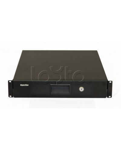 Полка (ящик) для документов Hyperline (TDR3-2U-460-RAL9004) в Санкт-Петербурге Полки для шкафов и стоек Pintop.ru