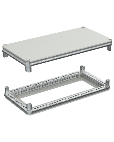 FORMAT Крыша и основание (под фланец) 400х800мм IEK (FO-00-KOF-040-080) в Санкт-Петербурге Аксессуары для стоек и шкафов Pintop.ru