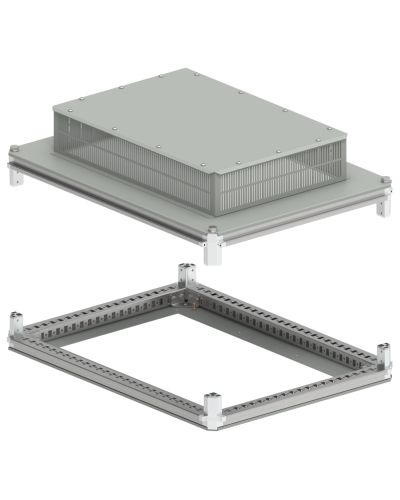 FORMAT Крыша и основание (под фланец) 600х800мм IP31 IEK (FO-00-KOF-060-080-31) в Санкт-Петербурге Аксессуары для стоек и шкафов Pintop.ru