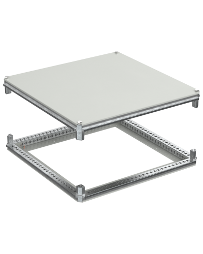FORMAT Крыша и основание (под фланец) 800х800мм IEK (FO-00-KOF-080-080) в Санкт-Петербурге Аксессуары для стоек и шкафов Pintop.ru