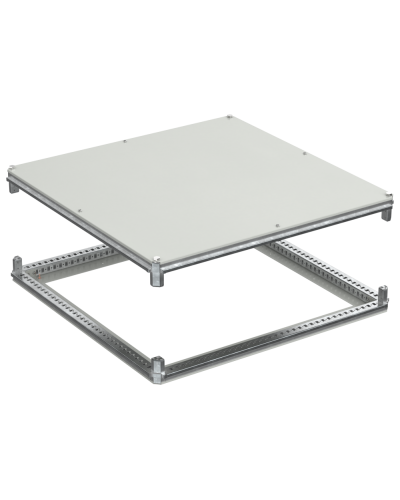 FORMAT Крыша и основание (под фланец) 1000х1000мм IEK (FO-00-KOF-100-100) в Санкт-Петербурге Аксессуары для стоек и шкафов Pintop.ru