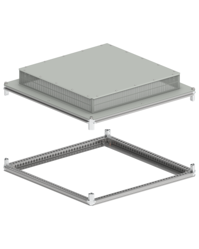 FORMAT Крыша и основание (под фланец) 1000х1000мм IP31 IEK (FO-00-KOF-100-100-31) в Санкт-Петербурге Аксессуары для стоек и шкафов Pintop.ru