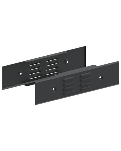 FORMAT Панель цоколя вентилируемая 100х400мм RAL7021 (2шт/компл) IEK (FO-00D-PCV-010-040-7021) в Санкт-Петербурге Аксессуары для стоек и шкафов Pintop.ru