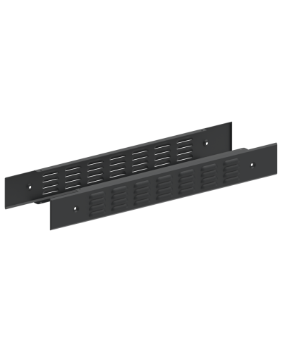 FORMAT Панель цоколя вентилируемая 100х800мм RAL7021 (2шт/компл) IEK (FO-00D-PCV-010-080-7021) в Санкт-Петербурге Аксессуары для стоек и шкафов Pintop.ru