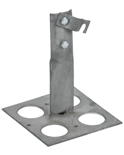 Держатель проводника круглого 6-10мм винтовой IEK (ZDP85-13-1-16-90) в Санкт-Петербурге Крепеж Pintop.ru