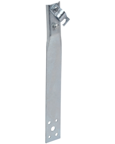 Держатель проводника круглого 6-10мм винтовой прямой h=60мм оцинкованная сталь HDZ IEK (ZDP86-14-1-16-60) в Санкт-Петербурге Крепеж Pintop.ru