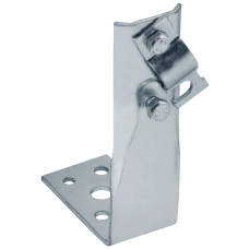 Держатель проводника круглого 6-10мм винтовой угловой h=150мм оцинкованная сталь HDZ IEK (ZDP87-14-1-16-150)