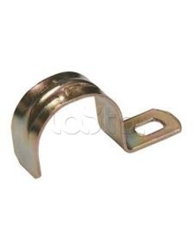 Скоба металлическая однолапковая d14-15 IEK CMAT10-14-100 в Санкт-Петербурге Держатели, клипсы, скобы Pintop.ru