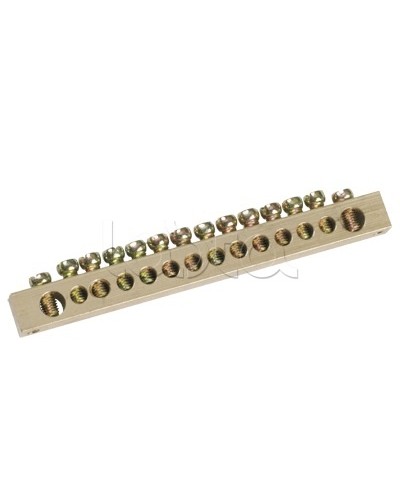 Шина нулевая 8x12 8/2 IEK YNN21-08-100 в Санкт-Петербурге Клеммные колодки Pintop.ru