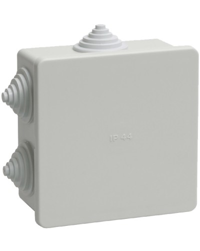 Коробка КМ41235 распаячная для о/п (RAL7035, 6 гермовводов) IEK UKO11-085-085-040-K41-44 в Санкт-Петербурге Распределительные коробки Pintop.ru