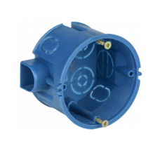 Коробка установочная С3 d68x45 для твердых стен (с саморезами и стык. узлами) IEK UKT10-068-045-000-A-S-UO