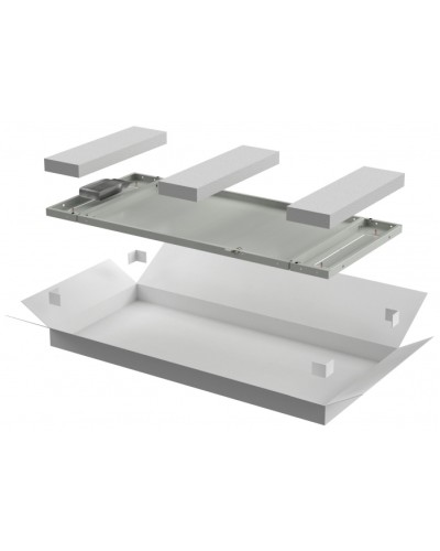 ITK LINEA N Панель задняя 600мм шкафа 33U сер. (LN35-33U6X-ZM) в Санкт-Петербурге Аксессуары для стоек и шкафов Pintop.ru