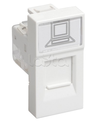 РКФ-10-00-П Розетка телефонная RJ-11 кат.3 (на 1 модуль) ПРАЙМЕР белая IEK (CKK-40D-RT1-K01) в Санкт-Петербурге Аксессуары для кабель-канала Pintop.ru