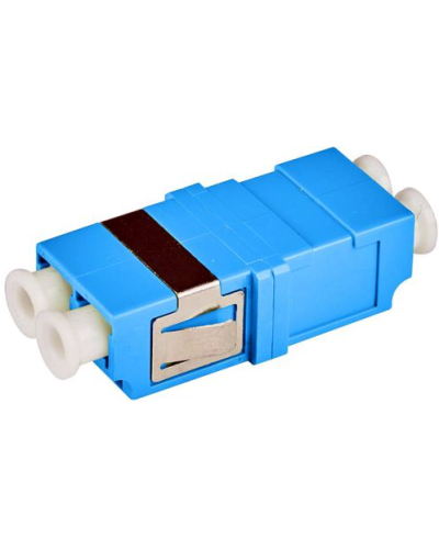 Адаптер оптический LC, OM3, корпус SC без фланцев, дуплексный LANMASTER LAN-2LCS/NF-AM-OM3 в Санкт-Петербурге Коннекторы Pintop.ru