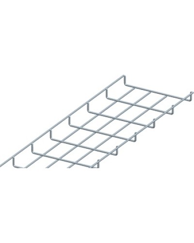 Лоток проволочный 25х100мм, Ф3.8мм, оцинкованный (3 м) LANMASTER LAN-MT25x100-3.8EZ в Санкт-Петербурге Кабельные лотки Pintop.ru