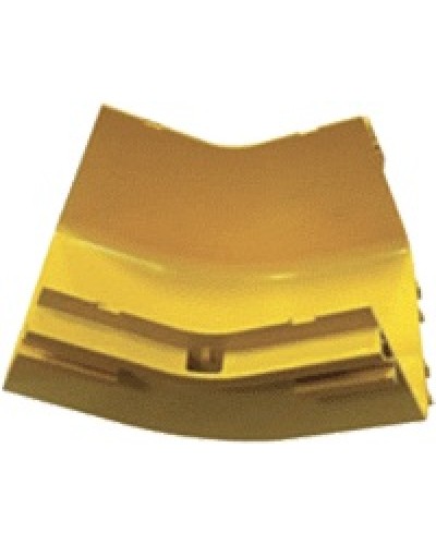 Изгиб 45° оптического лотка внутренний 120 мм, желтый LANMASTER LAN-OT120-IC45 в Санкт-Петербурге Аксессуары для кабель-канала Pintop.ru