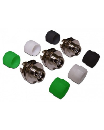 Адаптер оптический SC без фланцев, OM4, симплексный LANMASTER LAN-SC/NF-AM-OM4 в Санкт-Петербурге Коннекторы Pintop.ru