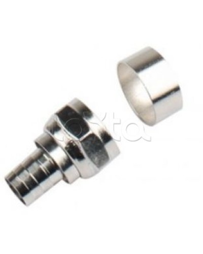 Штекер F-разъем под обжим (RG6U) LAZSO APFC12-RG6U в Санкт-Петербурге Коннекторы Pintop.ru