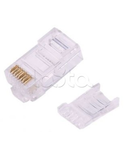 Штекер RJ45 (8P8C) CAT6 со вставкой LAZSO APJ15 в Санкт-Петербурге Коннекторы Pintop.ru