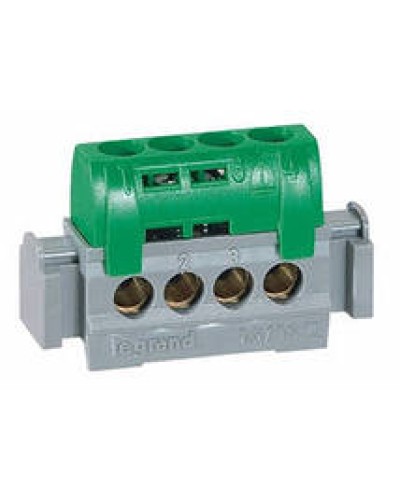 Клеммник зеленый 4х1.5-16 мм2 LEGRAND 004830 в Санкт-Петербурге Клеммные колодки Pintop.ru