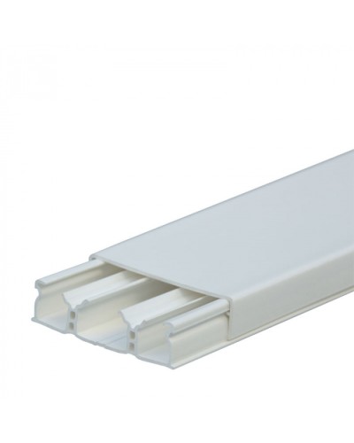Мини-плинтус DLPlus 60x16 - 3 секции - длина 2,10 м - белый Legrand 030026 в Санкт-Петербурге Кабель-канал Pintop.ru